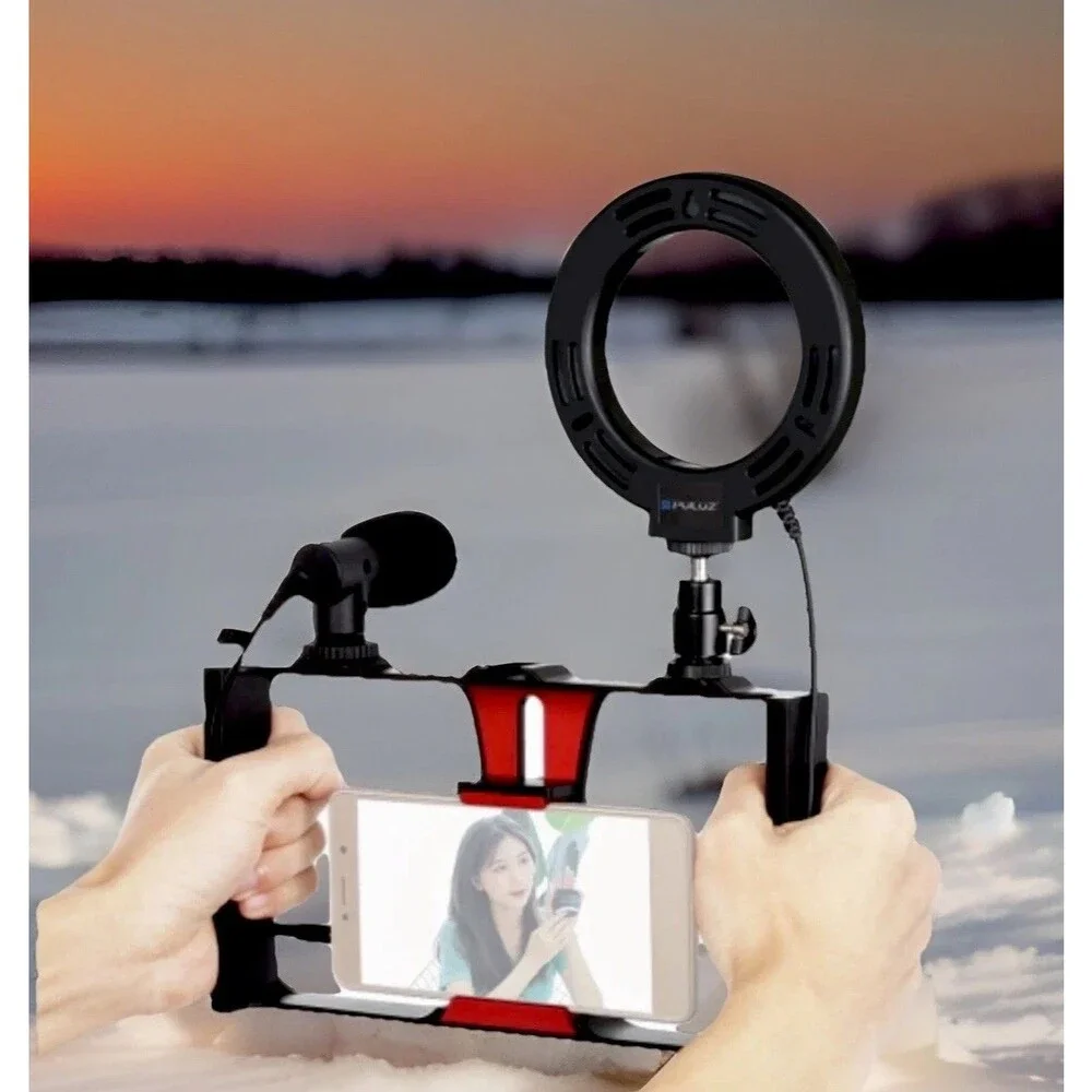 HELIX Brand 4 In 1 Vlogging Kit Phone Video Recording Stabilizer Video Rig.